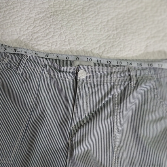 Liz Claiborne Blue and White Striped Trousers - Picture 7 of 10